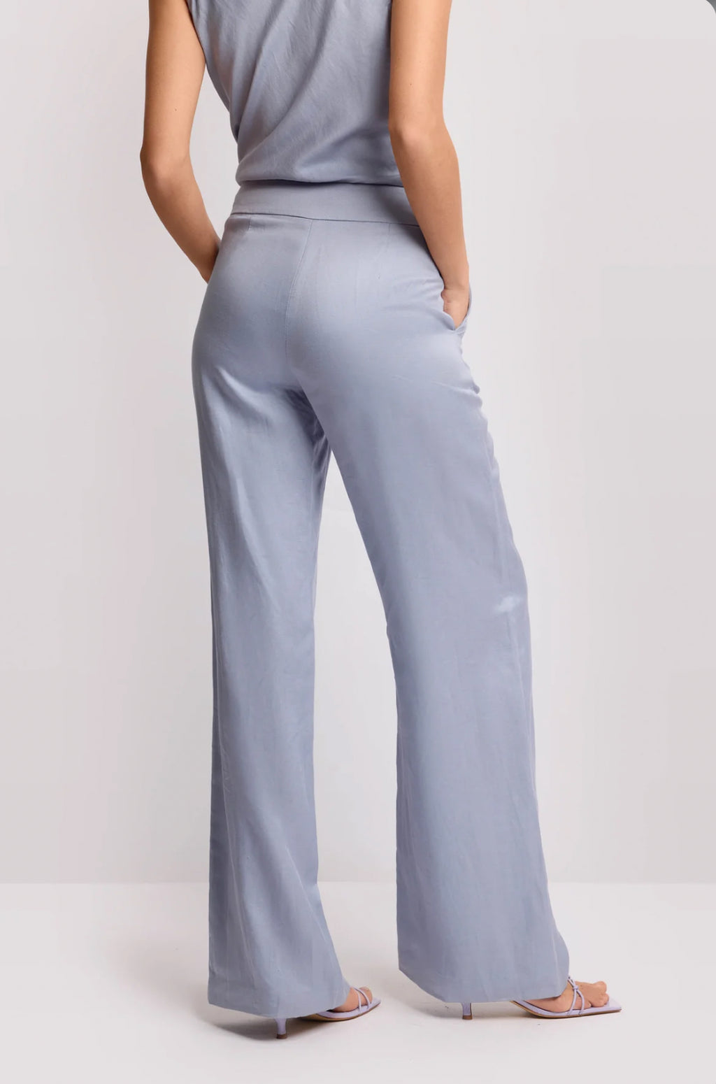 PANTALONI WIDE-LEG A VITA ALTA - DUENDE