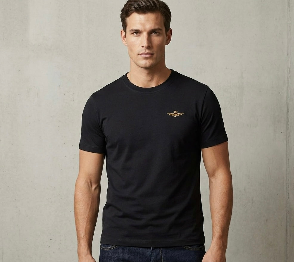 T-shirt Aeronautica Militare girocollo basica a manica corta