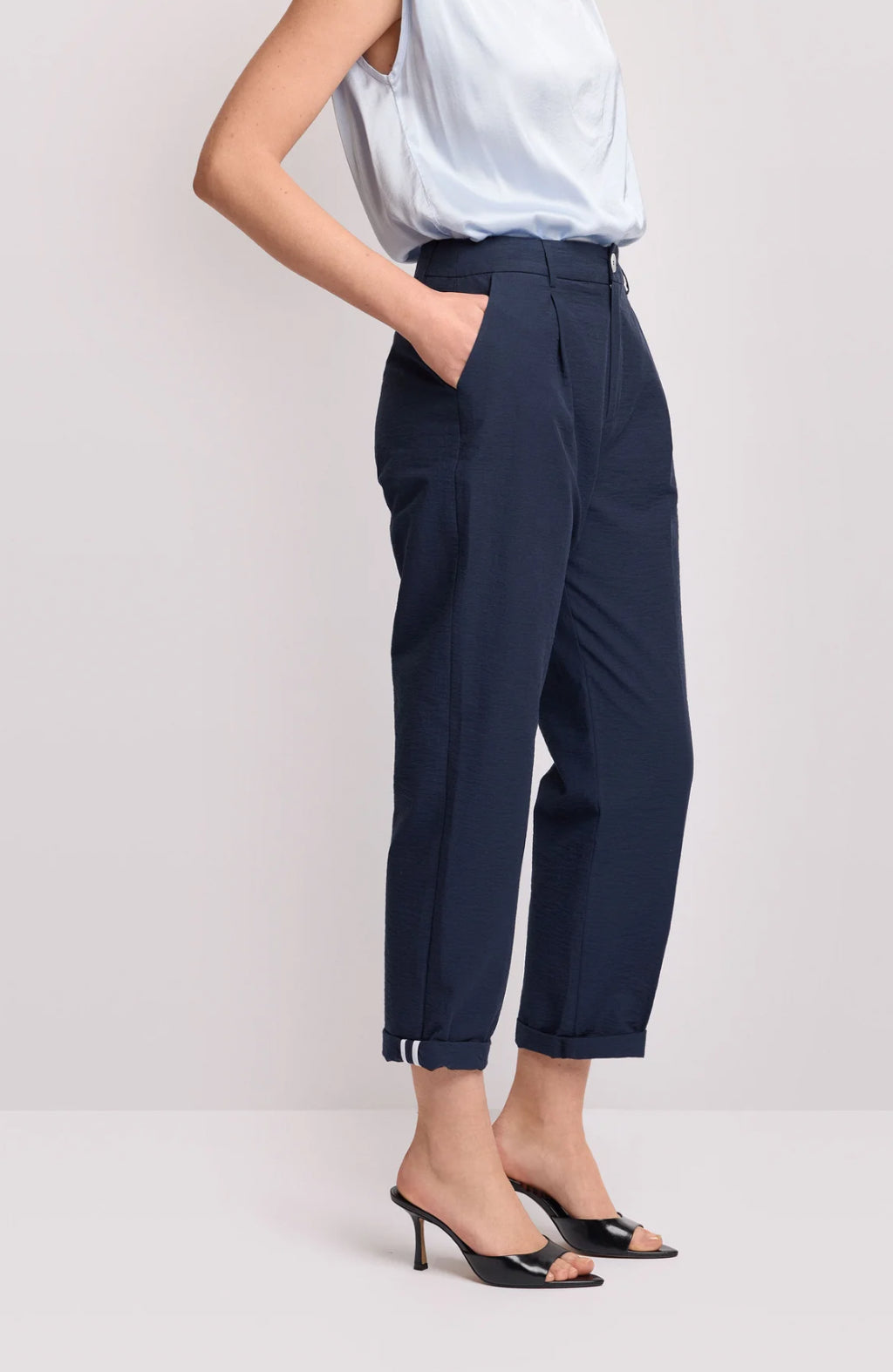 PANTALONI CON RISVOLTO - PAULINO