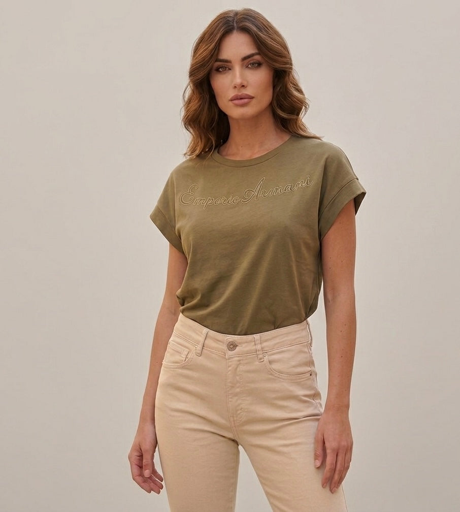 T-shirt Emporio Armani in viscosa