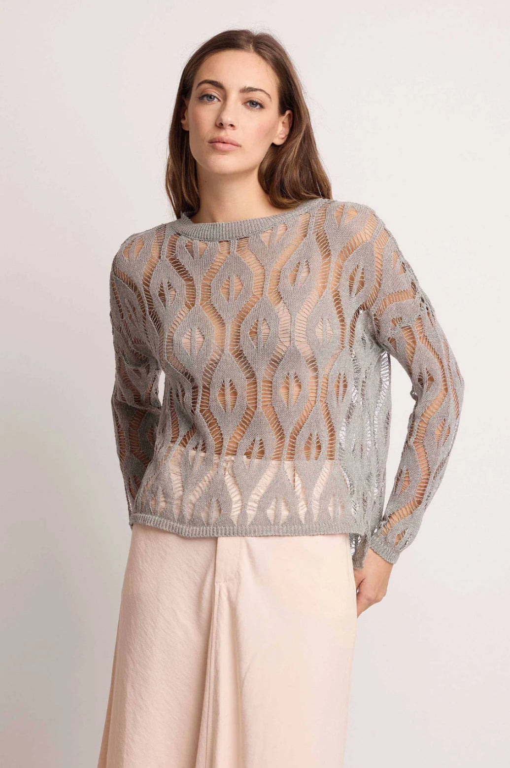 MAGLIA CON LAVORAZIONE TRAFORATA - GARD