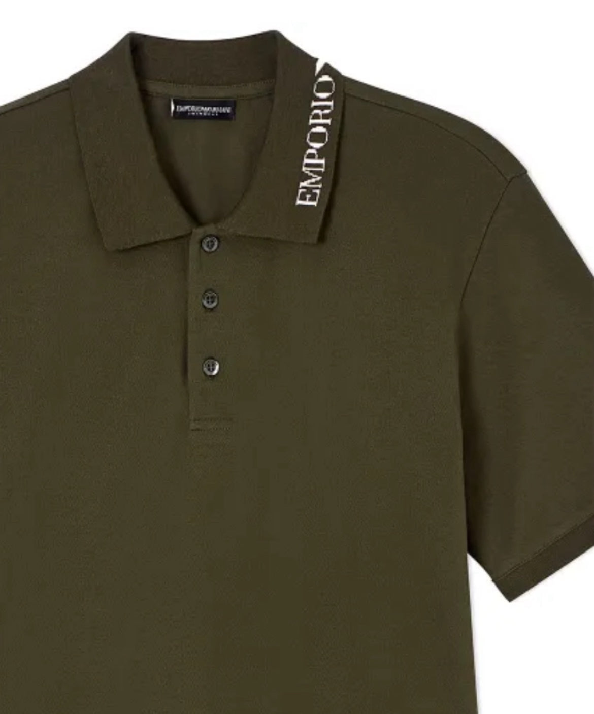 Polo Emporio Armani verde militare