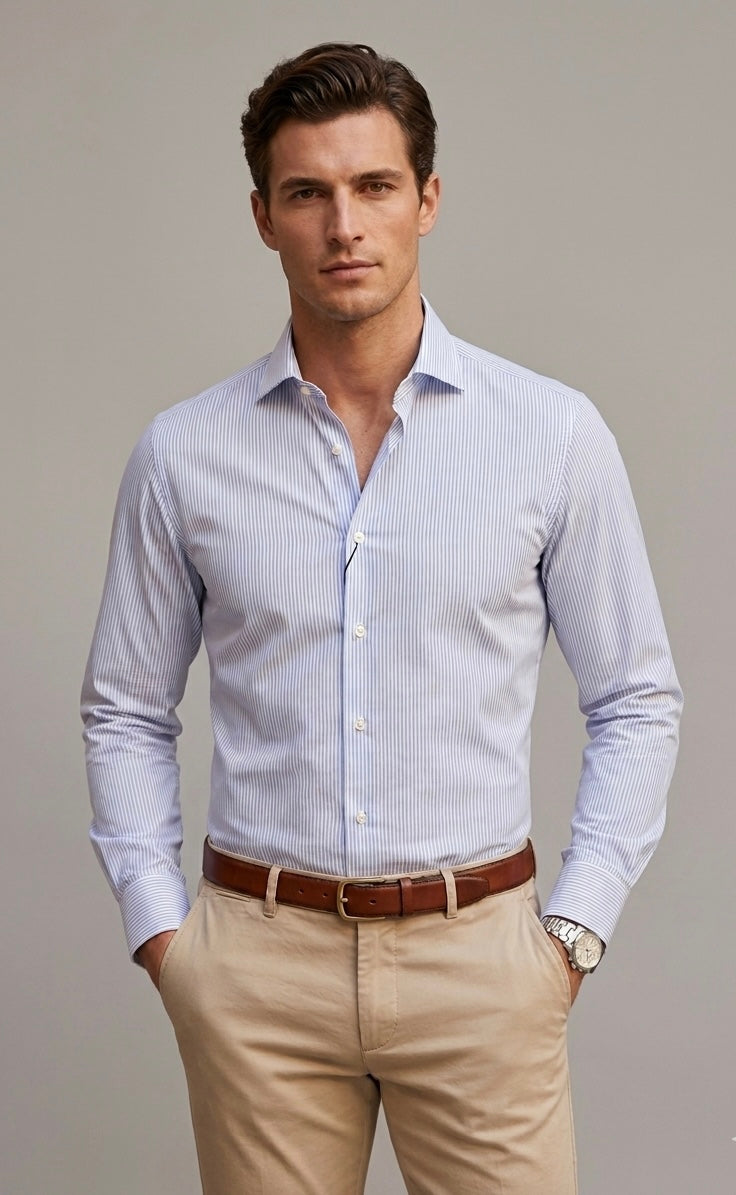 Camicia in cotone a righe | LiuJo