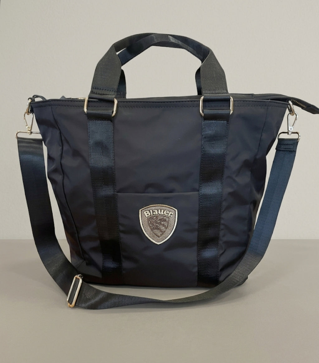 BORSA SHOPPER IN NYLON SILVA01
