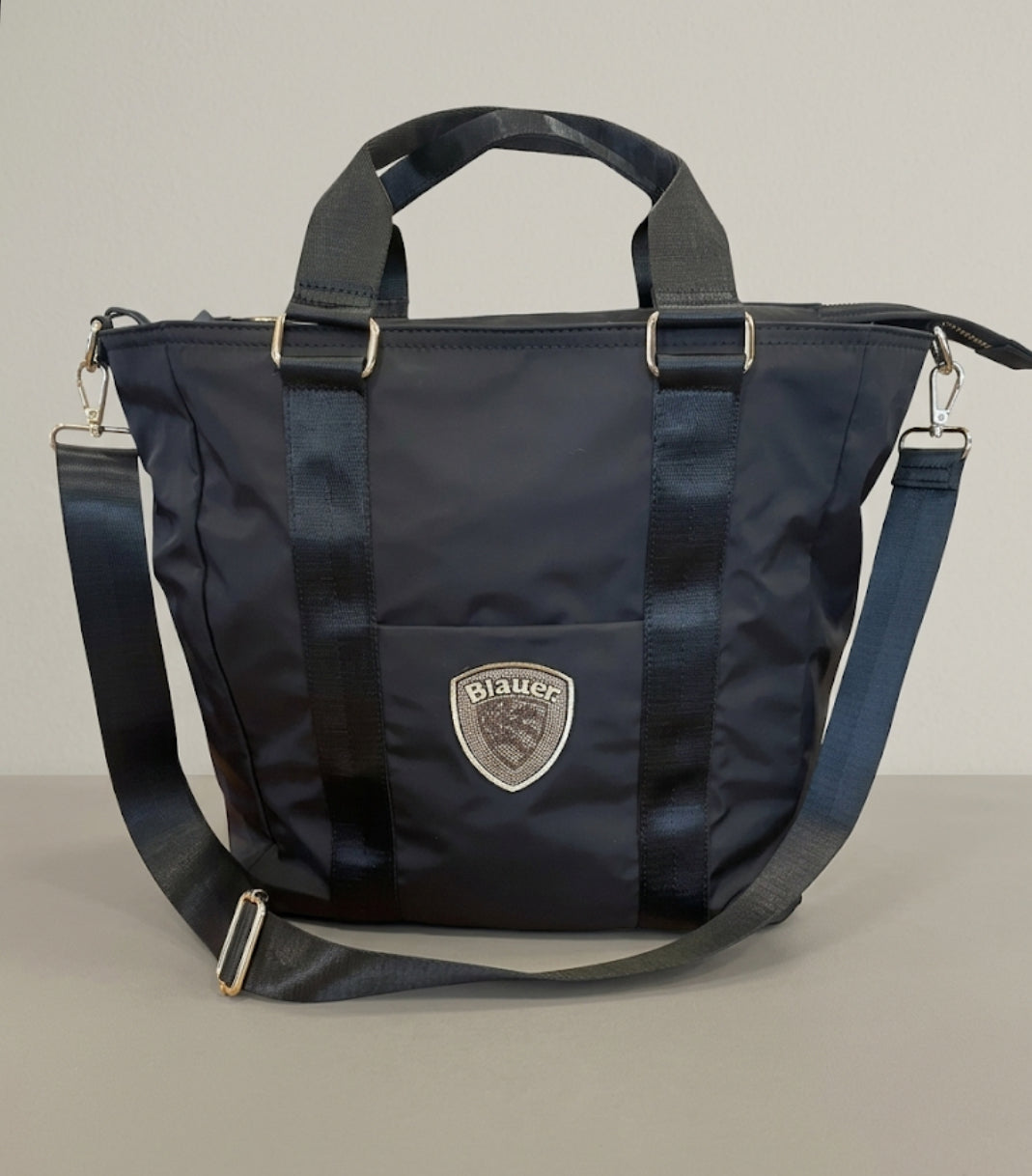 BORSA SHOPPER IN NYLON SILVA01