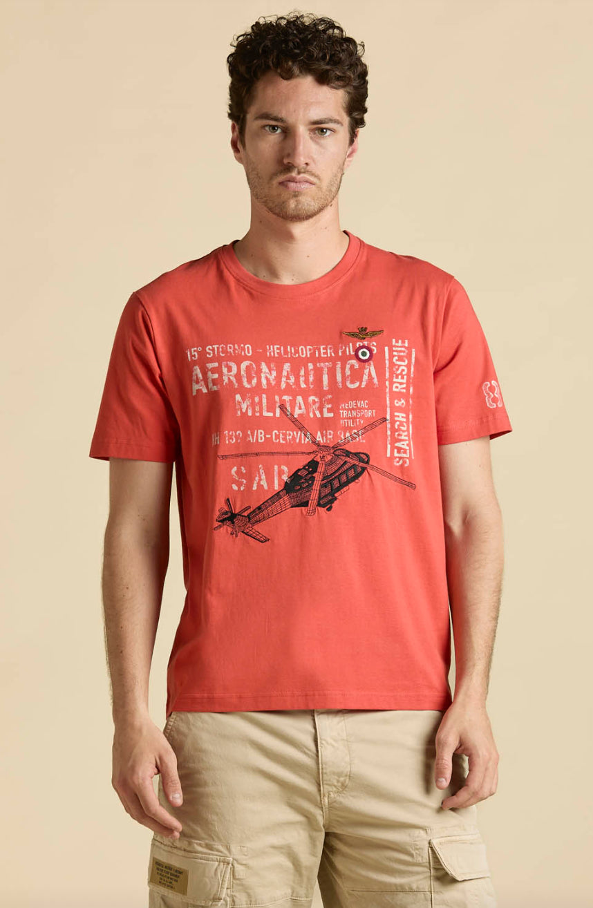 T-shirt Aeronautica Militare 15° Stormo in cotone