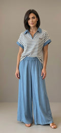 Pantalone ampio con elastico
