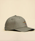 Cappellino con ricamo aquila turrita