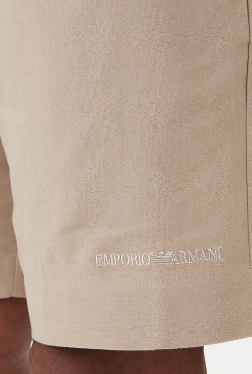 Bermuda Beige Regular Fit Emporio Armani