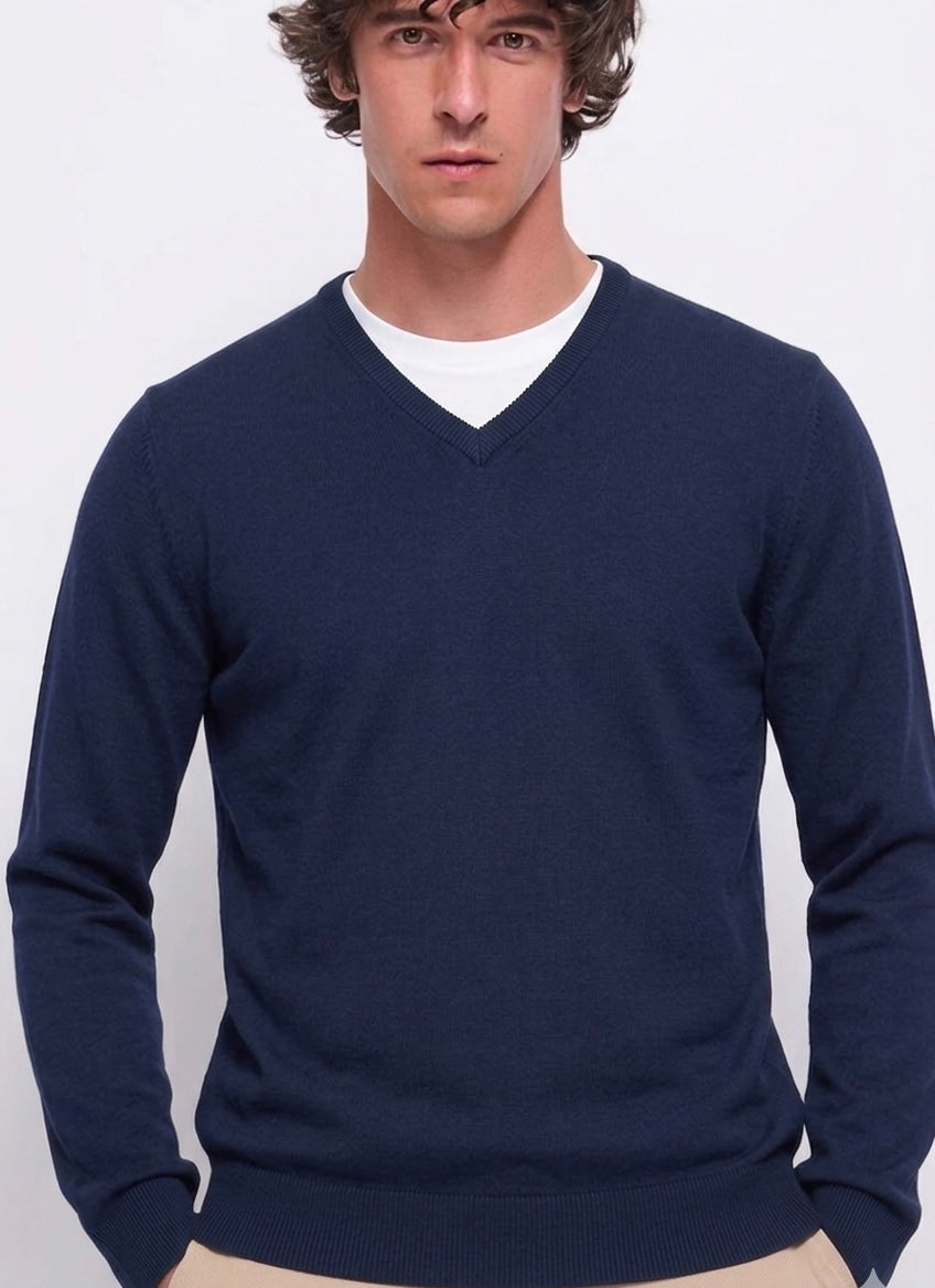 Maglia Gaudì in misto viscosa con scollo a V
