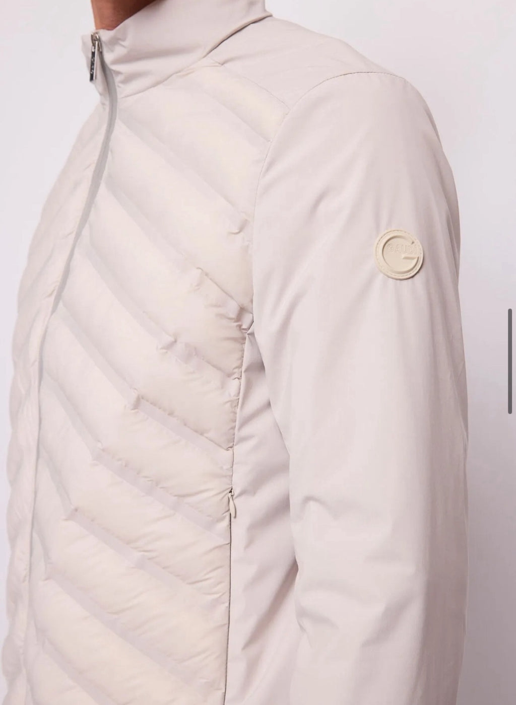 Piumino in nylon trapuntato