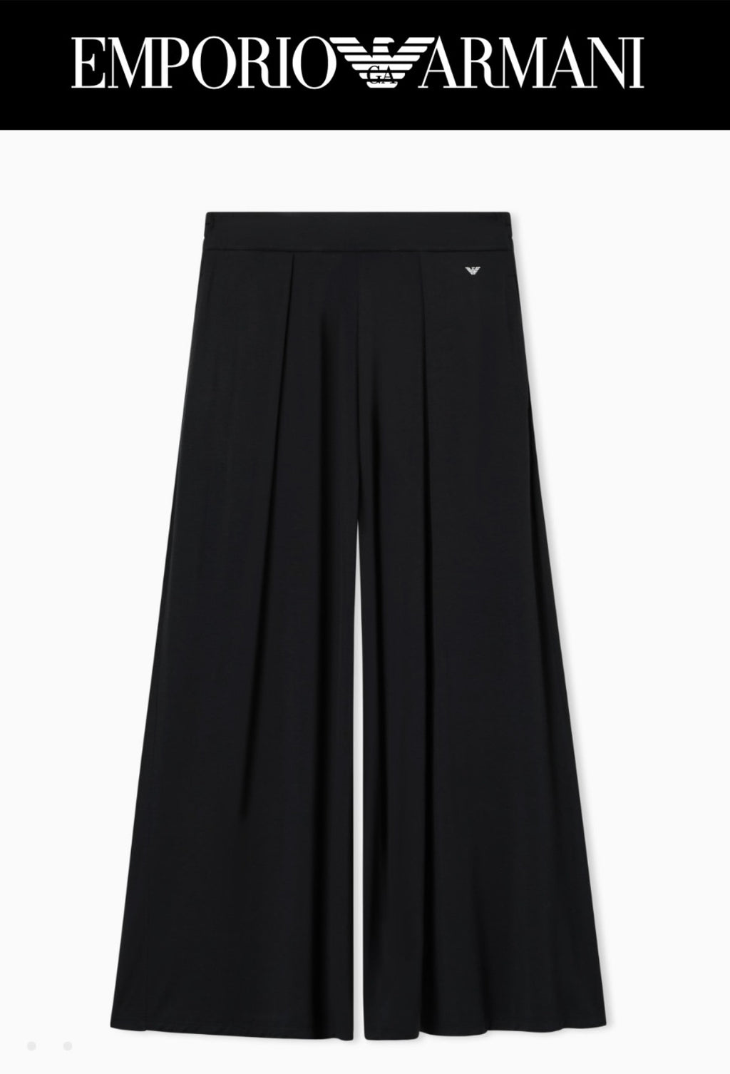 PANTALONI EMPORIO ARMANI LOOSE FIT IN JERSEY ESSENTIAL LOGO