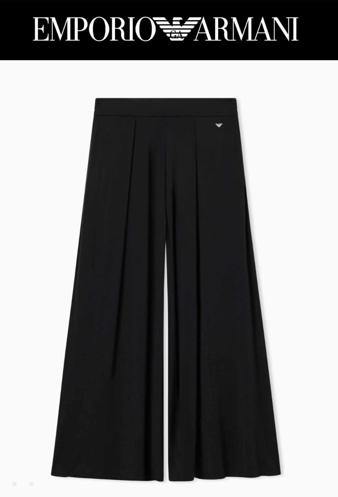 PANTALONI EMPORIO ARMANI LOOSE FIT IN JERSEY ESSENTIAL LOGO