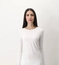 Maglia Manica Lunga in Cotone e Modal Perfect Line Cotton