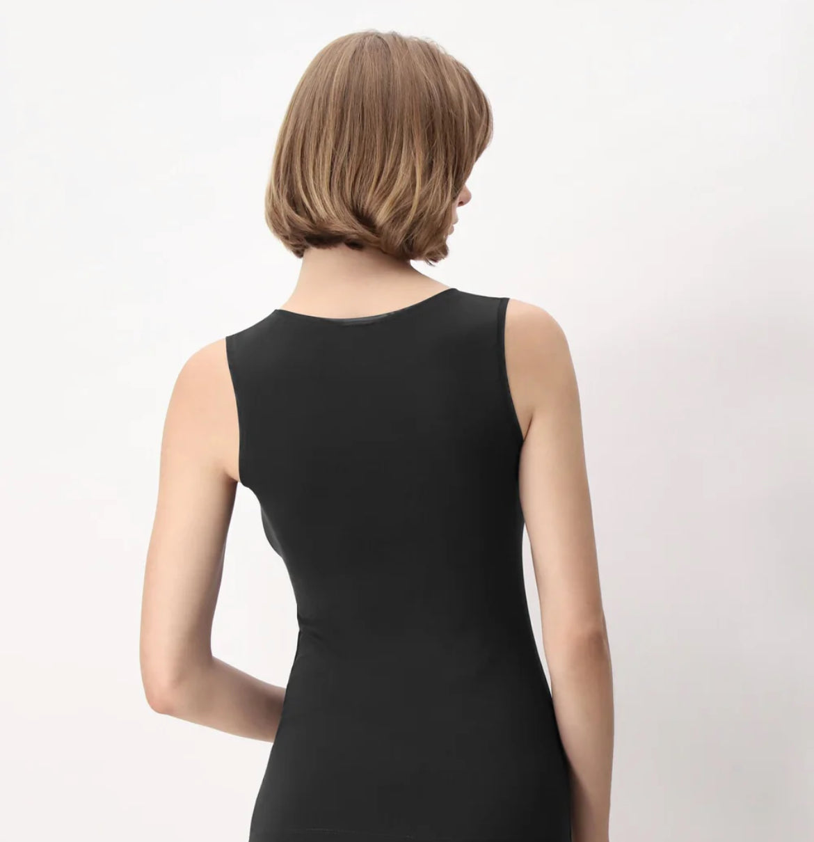 Top Spalla Larga in Cotone e Modal Perfect Line Cotton