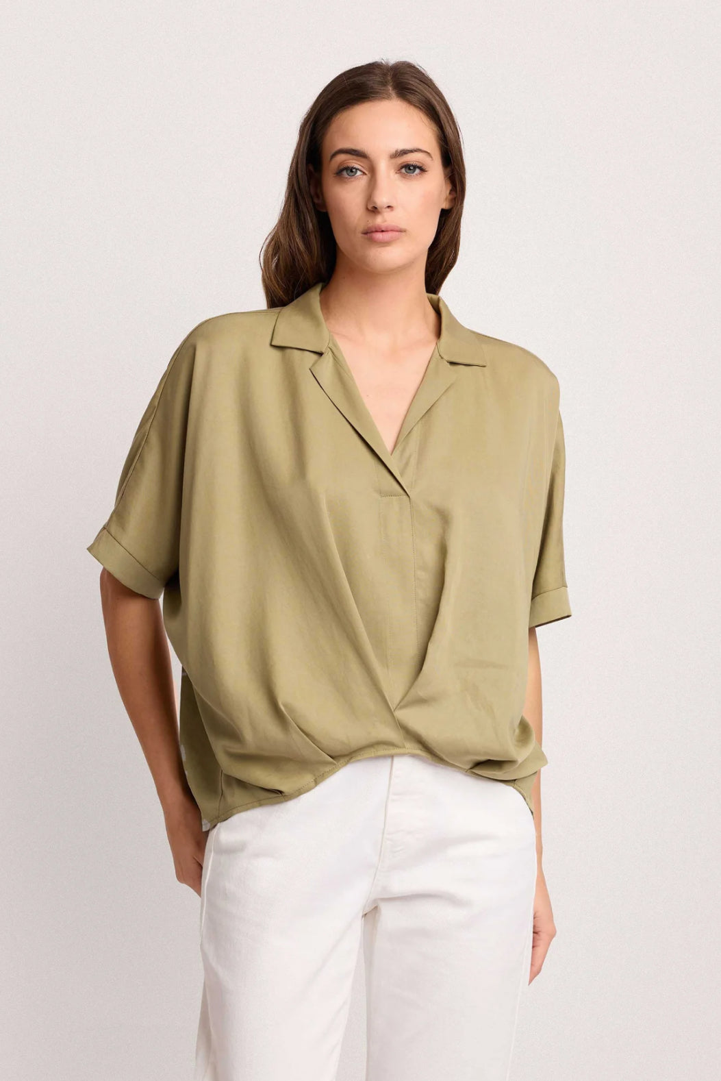 BLUSA A PORTAFOGLIO - BASILIDE