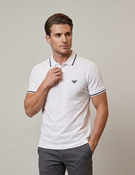 Polo Emporio Armani bianco