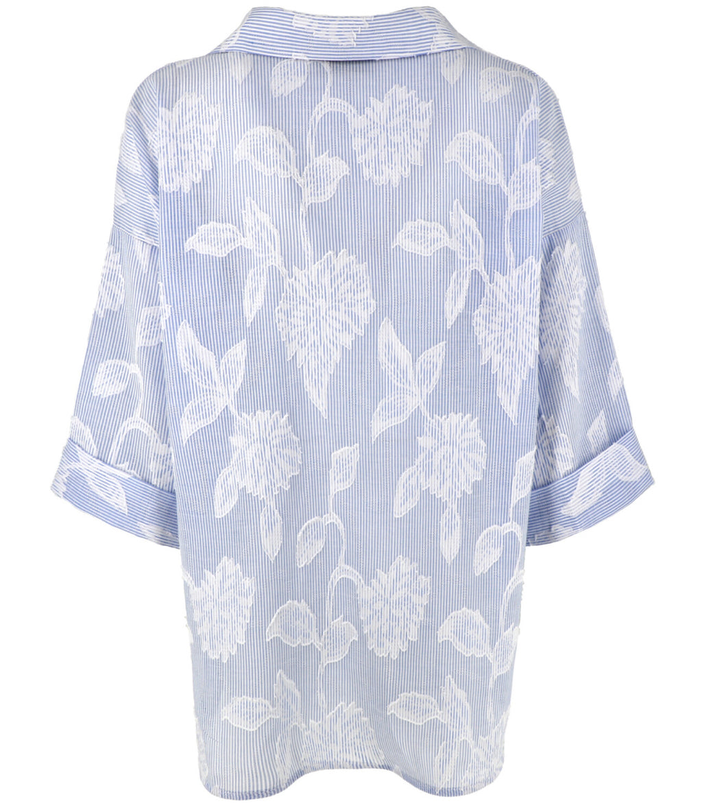 Camicia Gertrude Azurro | Karakorum