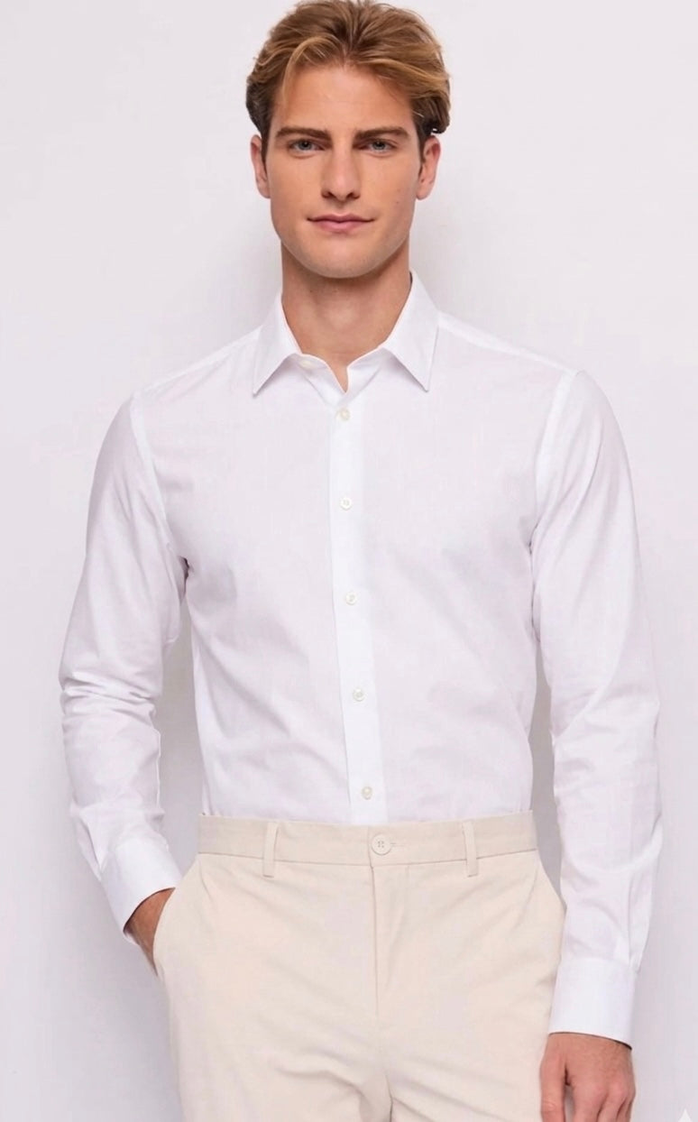 Camicia in nylon “non stiro”