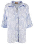 Camicia Gertrude Azurro | Karakorum