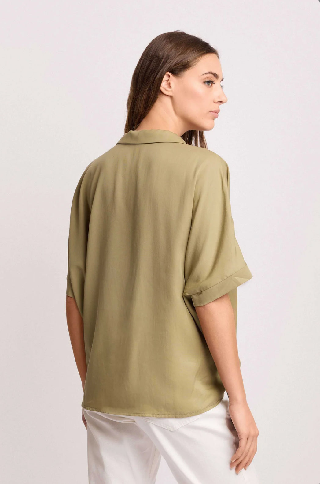 BLUSA A PORTAFOGLIO - BASILIDE