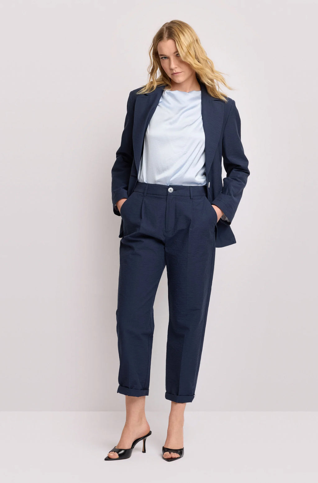 PANTALONI CON RISVOLTO - PAULINO