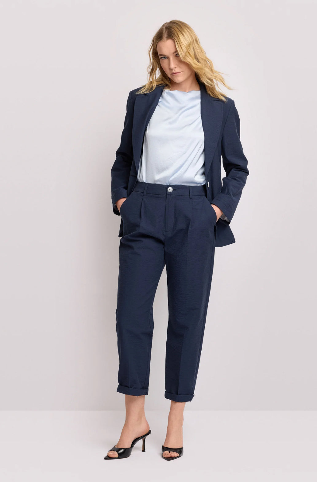 PANTALONI CON RISVOLTO - PAULINO