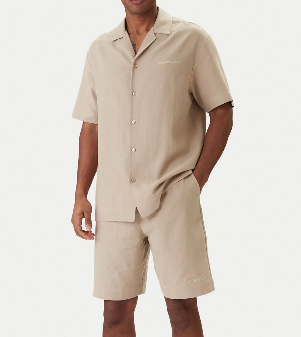 Bermuda Beige Regular Fit Emporio Armani