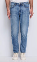 Jeans tapered in cotone