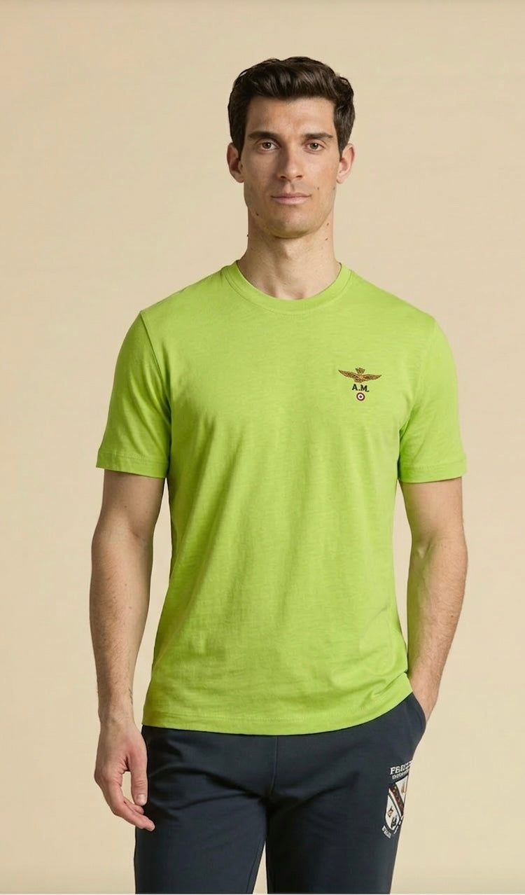 T-shirt Aeronautica Militare girocollo basica a manica corta