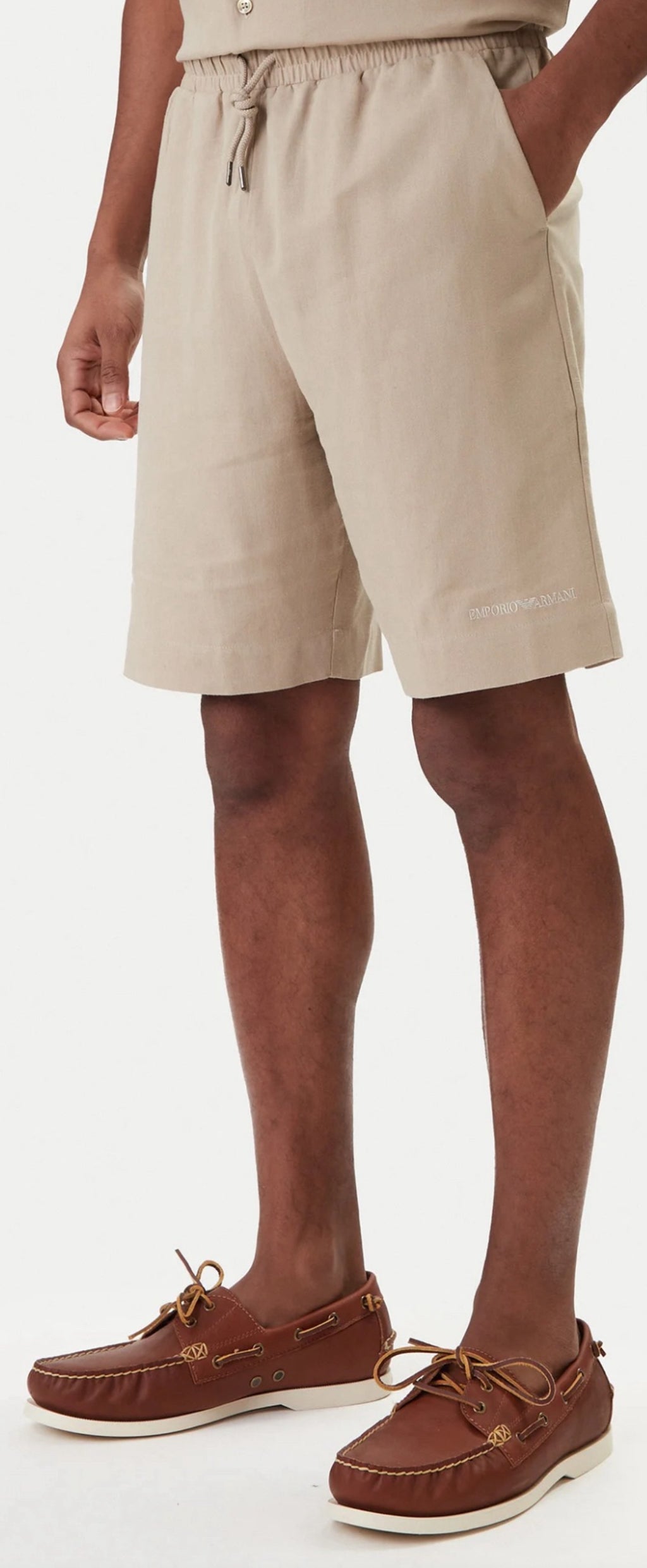 Bermuda Beige Regular Fit Emporio Armani