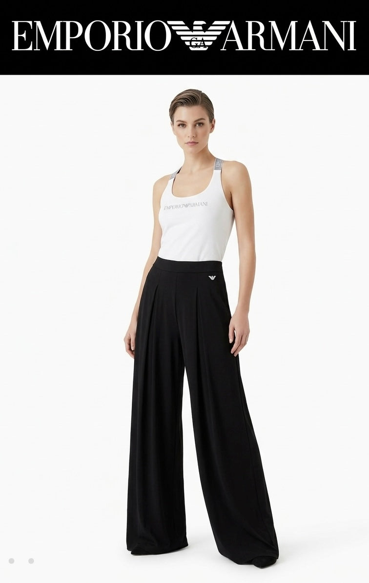 CANOTTA EMPORIO ARMANI IN JERSEY ORGANICO ICONIC LOGOBAND