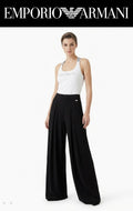 CANOTTA EMPORIO ARMANI IN JERSEY ORGANICO ICONIC LOGOBAND