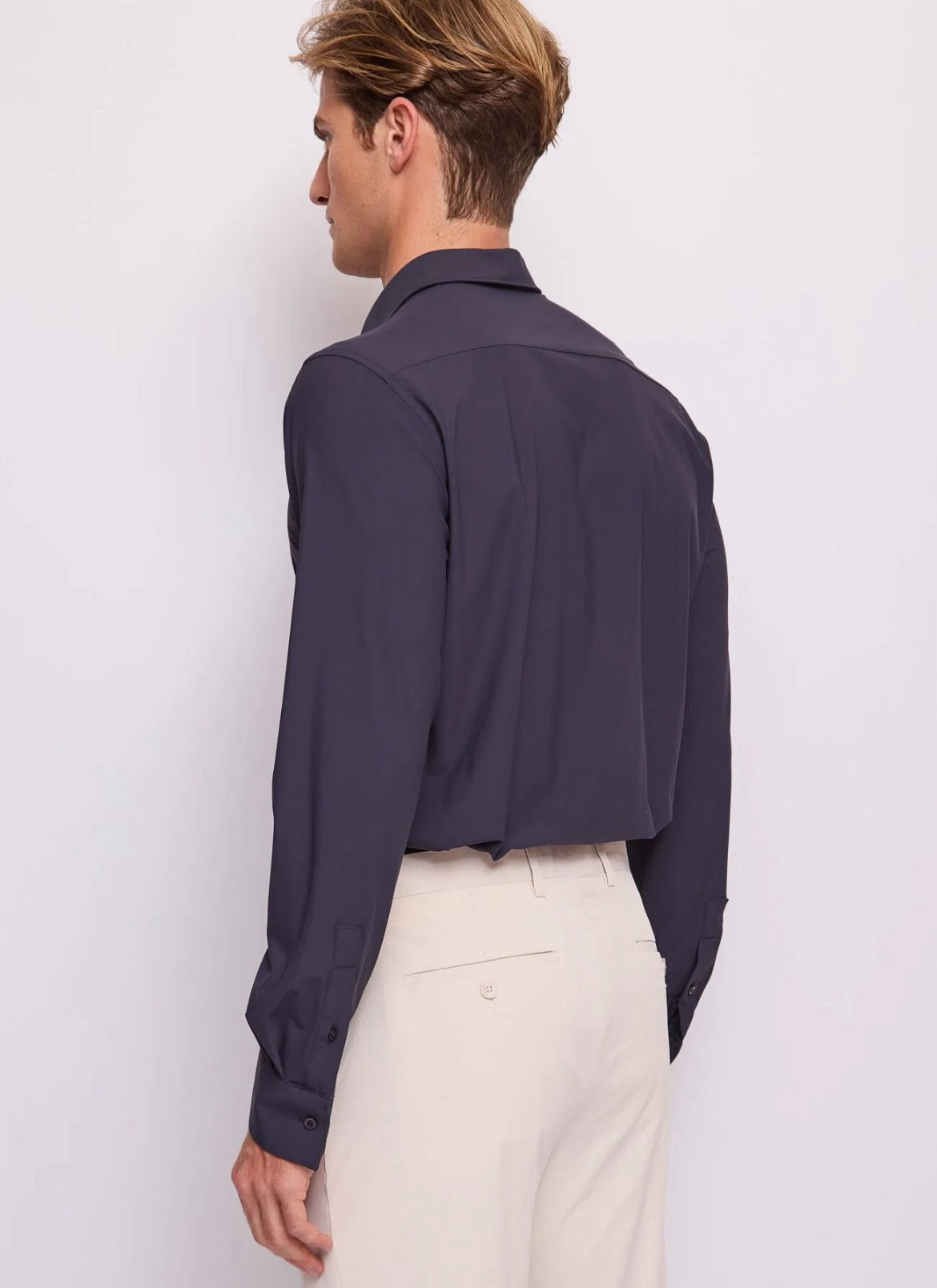 Camicia in nylon “non stiro”