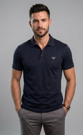 Polo Emporio Armani blu navy