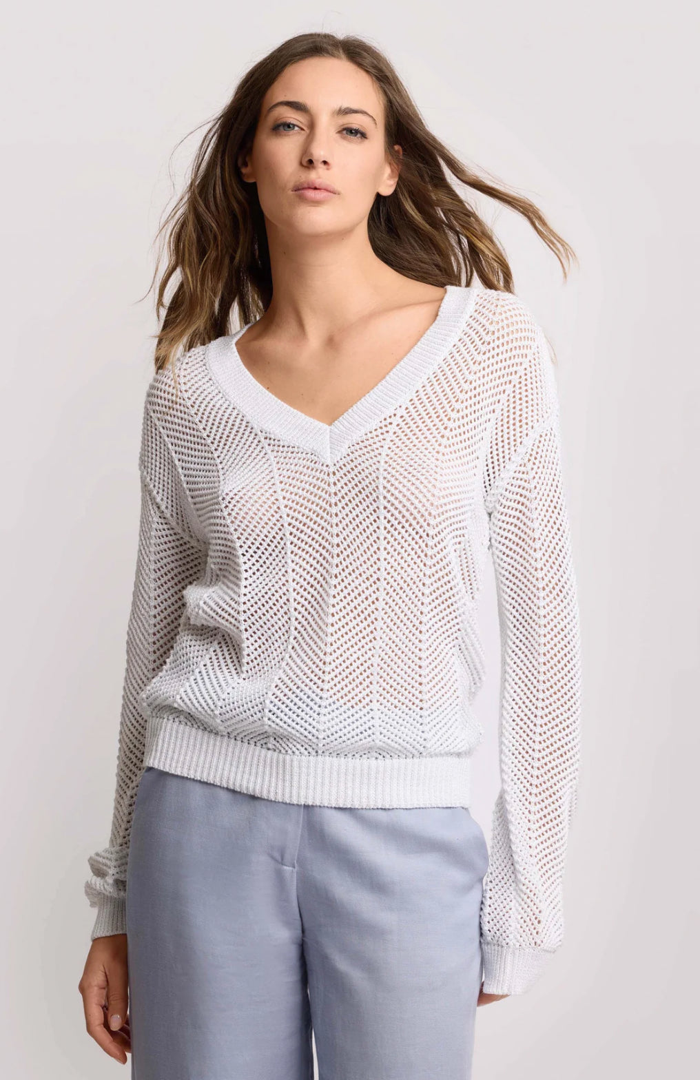 MAGLIA CON MOTIVI GEOMETRICI - MARUTA