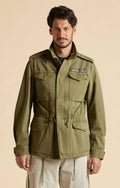 Field jacket Aeronautica Militare in cotone tinto capo