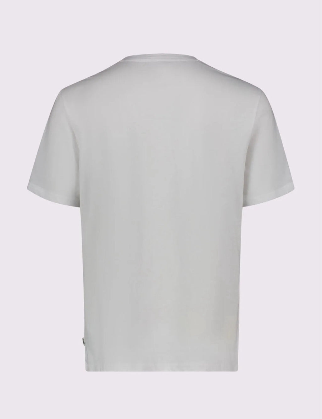 T-shirt bianca in cotone con stampa