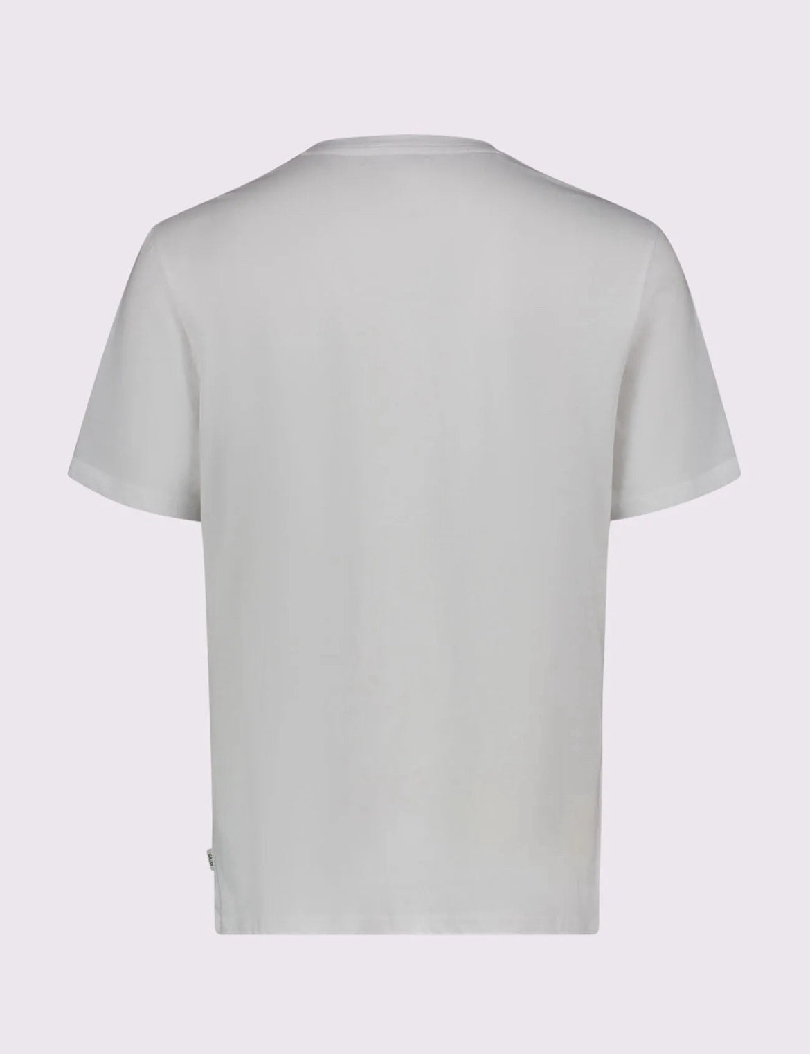 T-shirt bianca in cotone con stampa